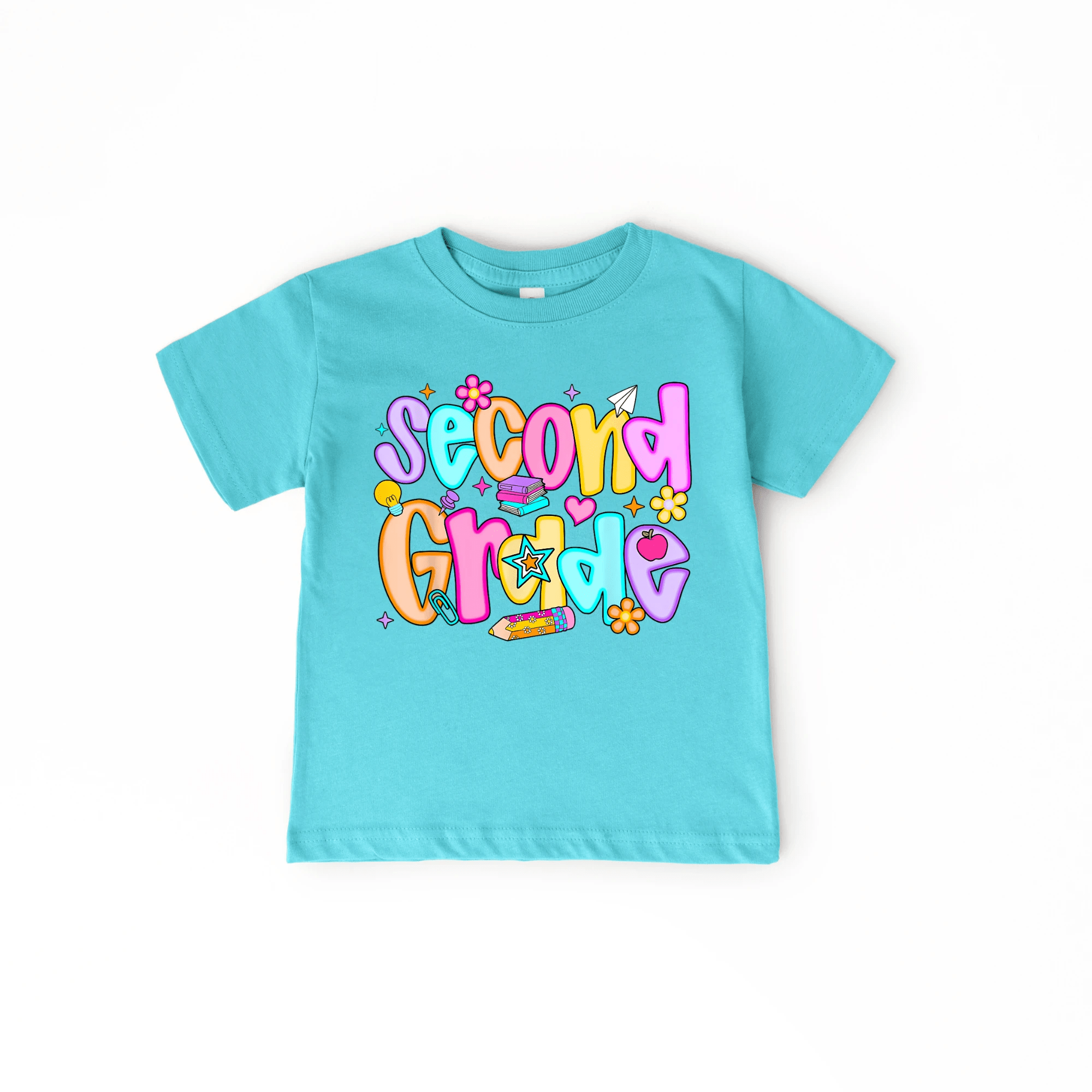 Second Grade Girl - youth and toddler tee shirt by Benny and Ray Apparel