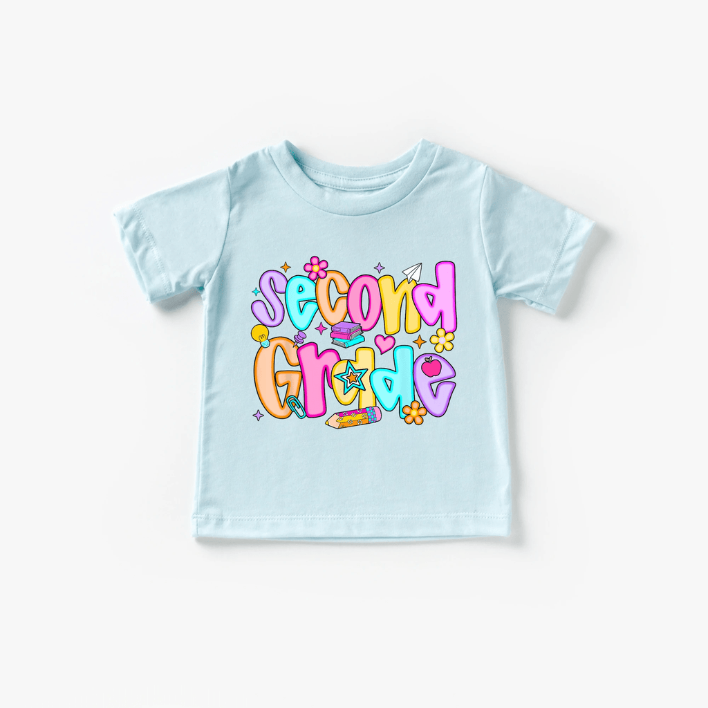 Second Grade Girl - youth and toddler tee shirt by Benny and Ray Apparel