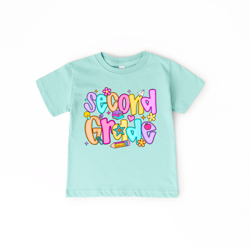 Second Grade Girl - youth and toddler tee shirt by Benny and Ray Apparel
