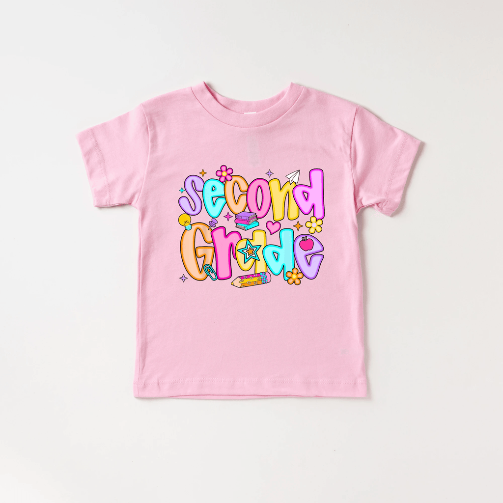Second Grade Girl - youth and toddler tee shirt by Benny and Ray Apparel
