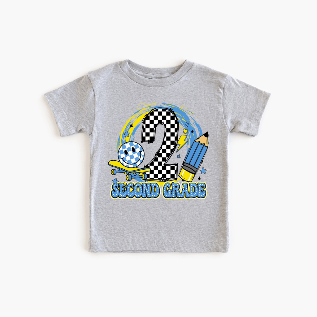 Second Grade tee shirt, toddler and youth sizes, back to school collection by Benny and Ray Apparel