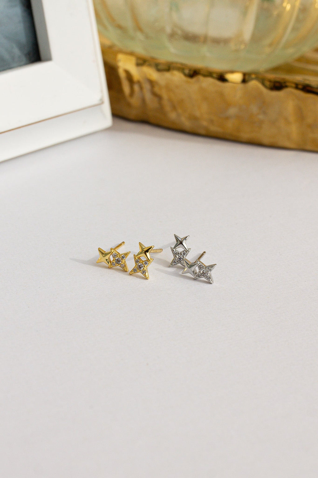 Second Star to the Right Stud Earrings La Vie Bien Second Star to the Right Stud