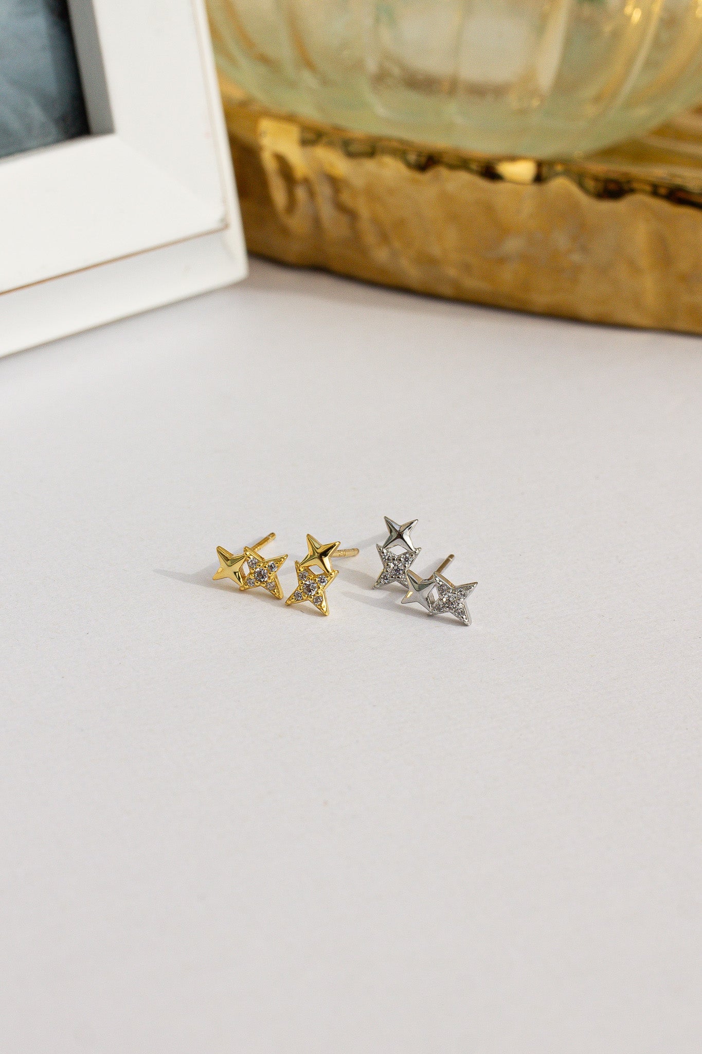 Second Star to the Right Stud Earrings La Vie Bien Second Star to the Right Stud