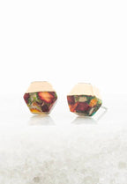 Sedona Stud Earrings in Sunrise Red