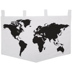 See The World Map Banner Decorative Home Accent La Vie Bien See The World Map Banner