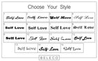 Self Love Engraved Cuff Bracelet La Vie Bien Self Love Engraved Cuff Bracelet