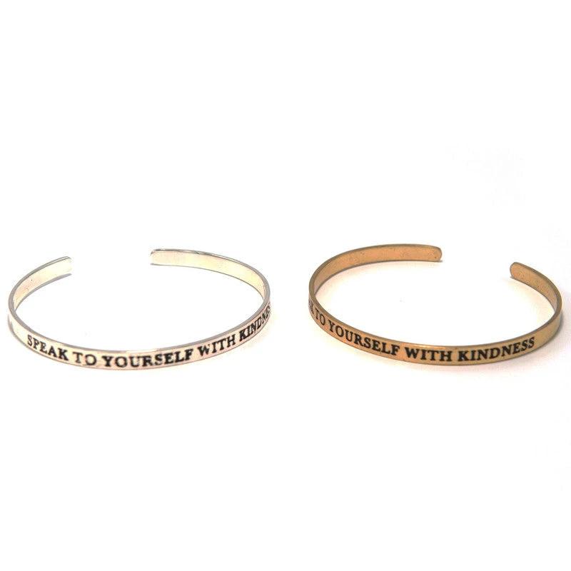 Self Love Quote Cuff by Fair Anita