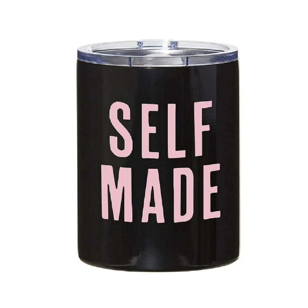 Self Made Stainless Steel Tumbler in Black and Pink by The Bullish Store