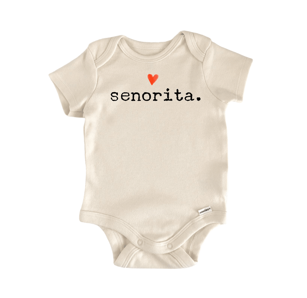 Senorita Spanish Mexican Newborn Baby Onesie® Bodysuit Baby Bodysuit La Vie Bien Senorita Spanish Mexican Newborn Baby Onesie® Bodysuit