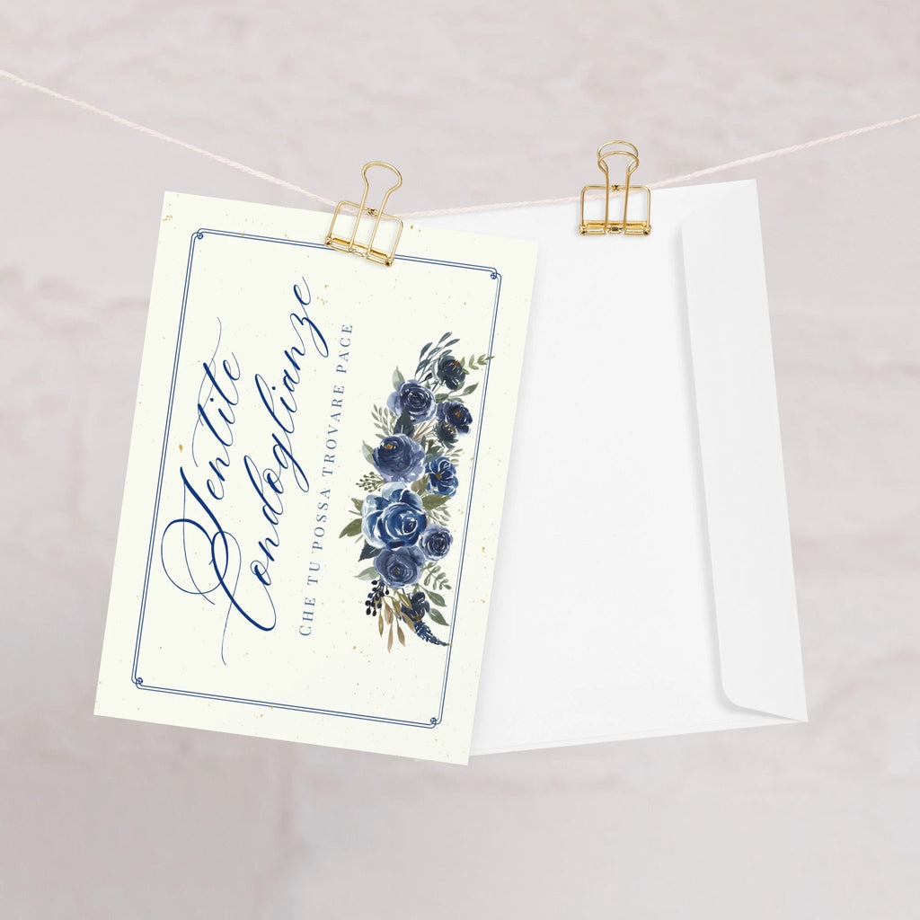 Sentite condoglianze Greeting card by La Vie Bien