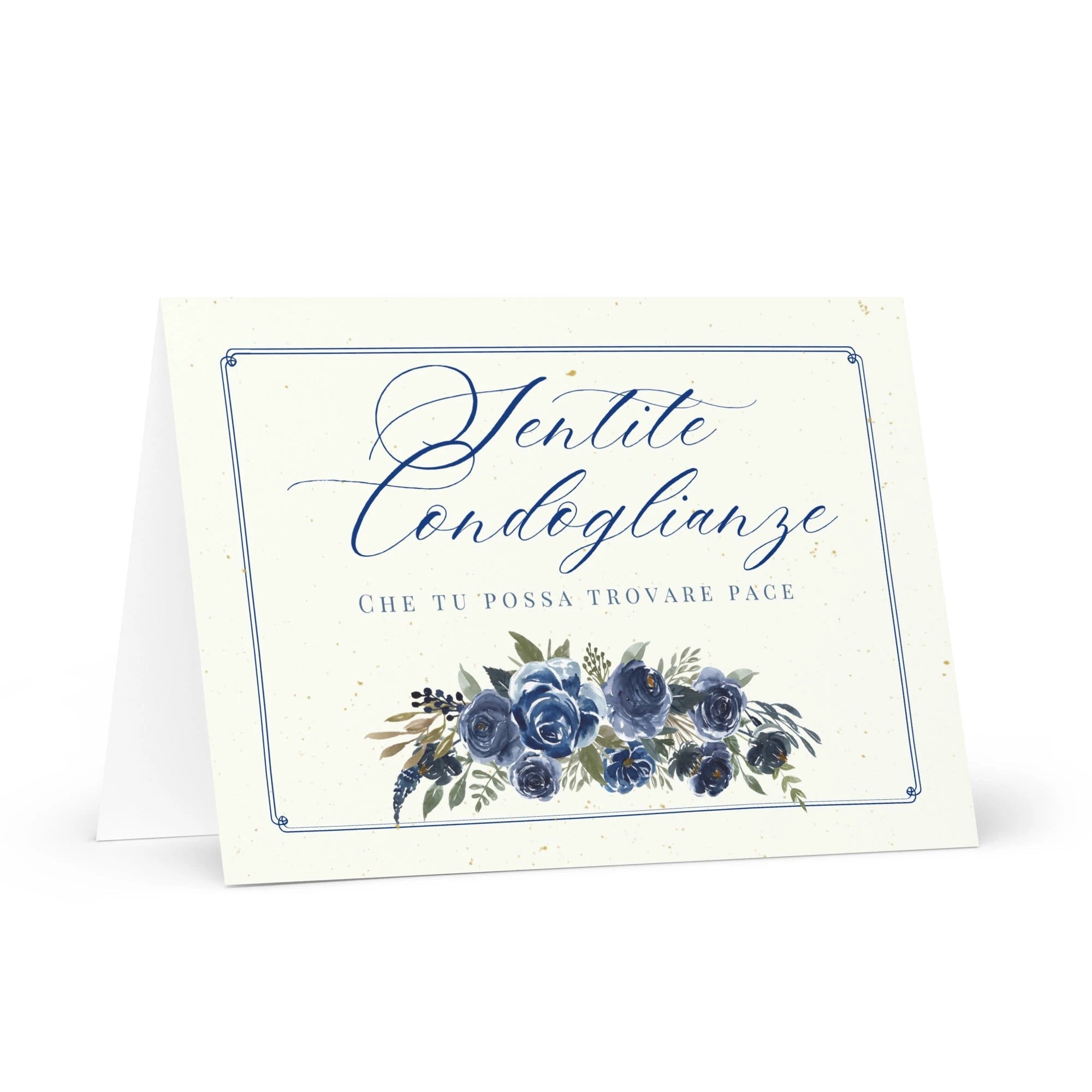 Sentite condoglianze Greeting card by La Vie Bien