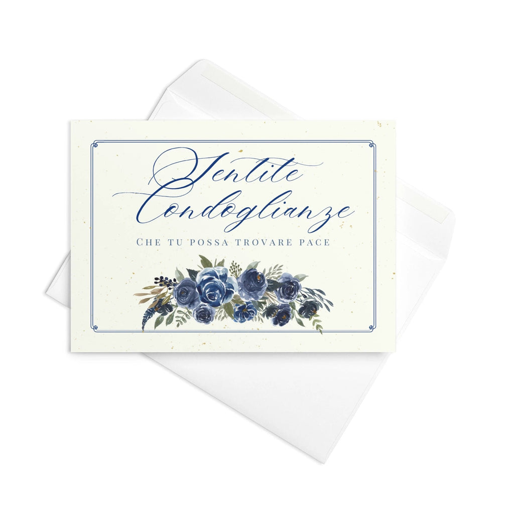 Sentite condoglianze Greeting card by La Vie Bien