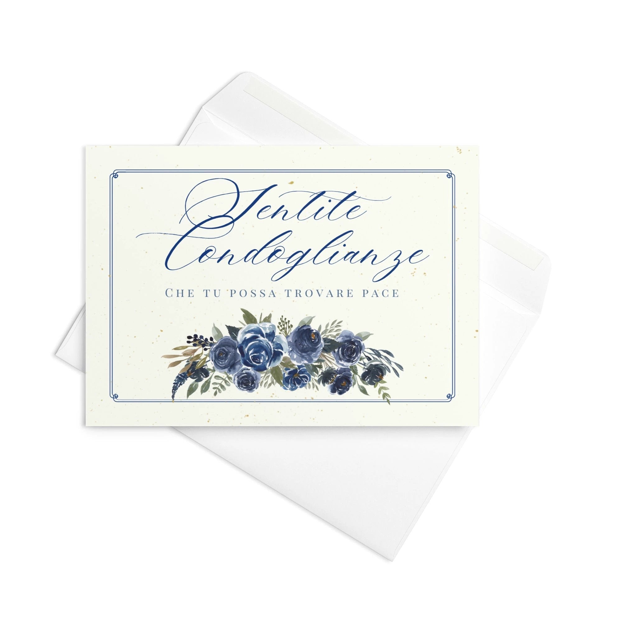 Sentite condoglianze Greeting card by La Vie Bien