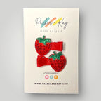 Sequin Strawberry Hair Clips by Parker + Kay Creative