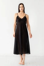 Serafina Cotton/Silk Long Gown GOWNS La Vie Bien Serafina Cotton/Silk Long Gown