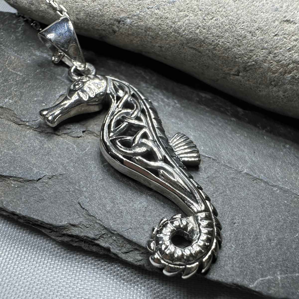 Serendipity Celtic Seahorse Necklace Pendant La Vie Bien Serendipity Celtic Seahorse Necklace