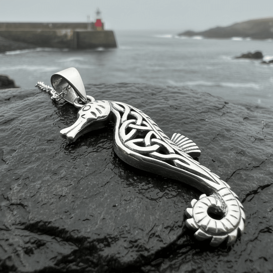 Serendipity Celtic Seahorse Necklace Pendant La Vie Bien Serendipity Celtic Seahorse Necklace