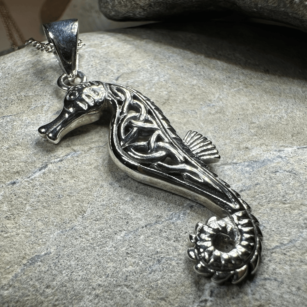 Serendipity Celtic Seahorse Necklace Pendant La Vie Bien Serendipity Celtic Seahorse Necklace