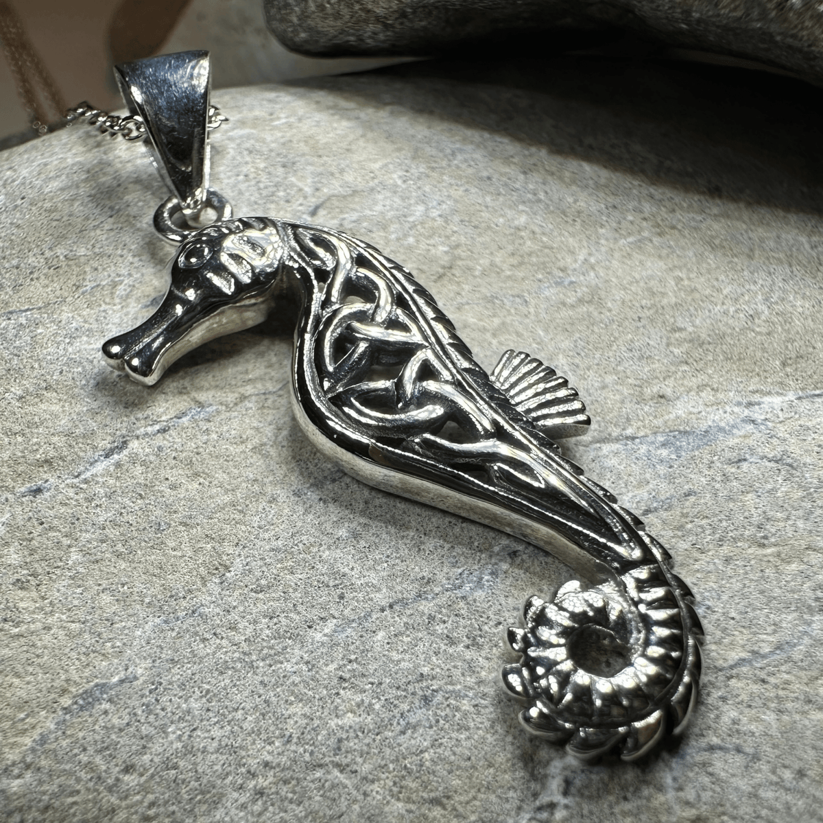 Serendipity Celtic Seahorse Necklace Pendant La Vie Bien Serendipity Celtic Seahorse Necklace