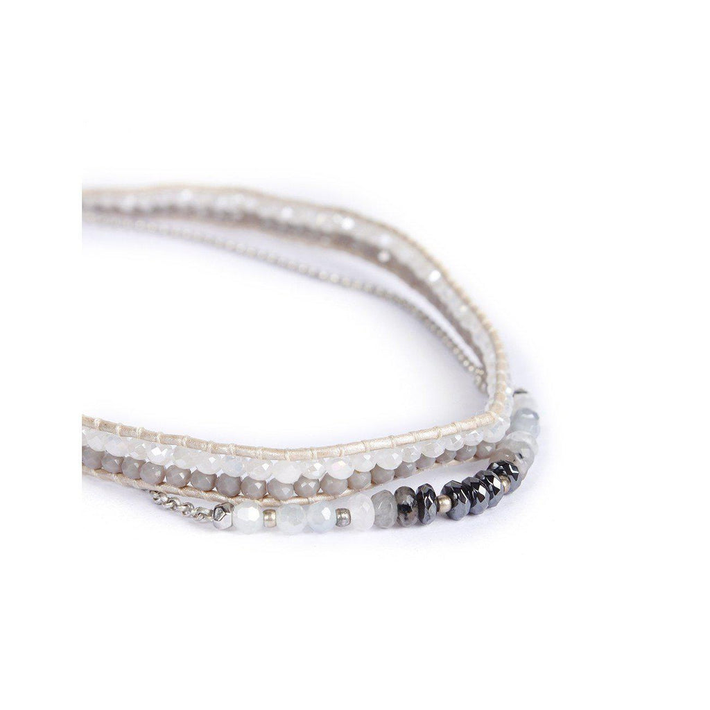 Serenity Stones Double Wrap Bracelet - Thailand Jewelry La Vie Bien Serenity Stones Double Wrap Bracelet - Thailand