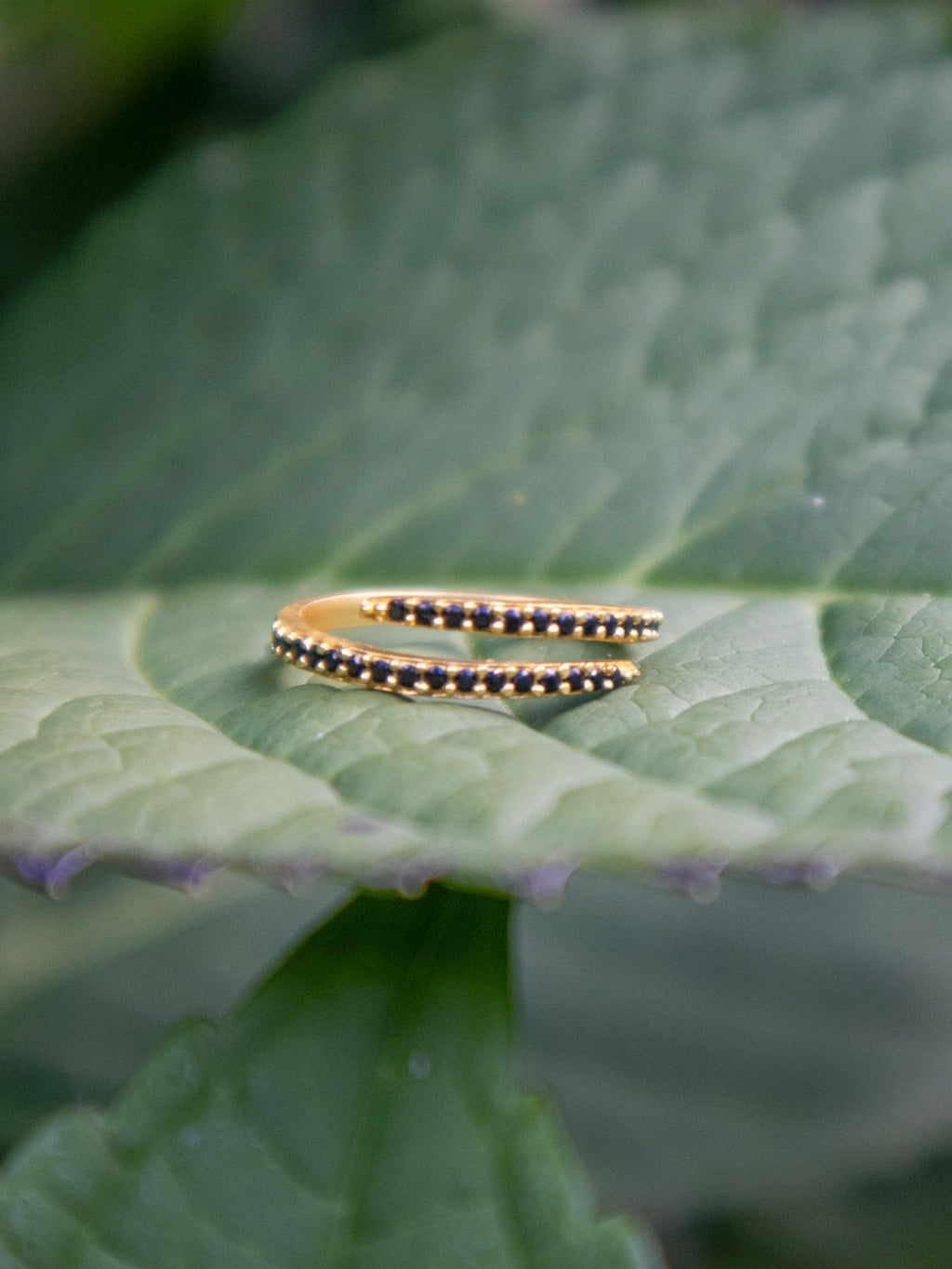 Serpentine Wrap Ring - Gold by Ash & Rose