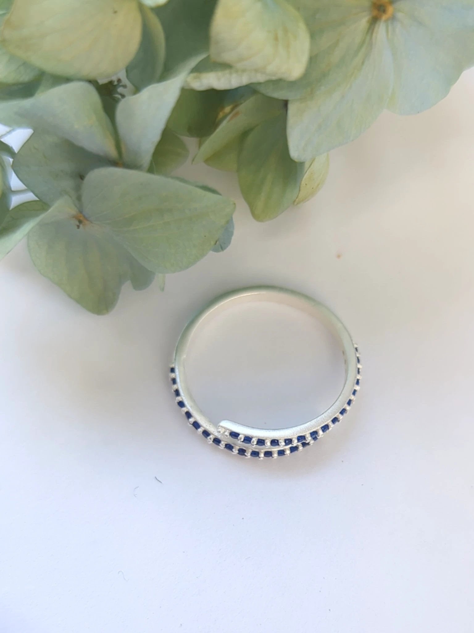 Serpentine Wrap Ring - Silver by Ash & Rose