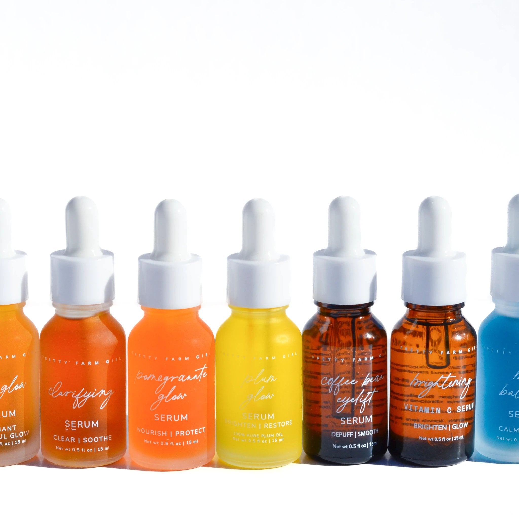 Daily Glow Serum Bundle Organic Pressed Nourishing Serums by Pretty farm girl