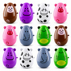 Set of 12 Animal-Themed Plastic Easter Eggs 2.25 Inches Easter Eggs > Plastic La Vie Bien Set of 12 Animal-Themed Plastic Easter Eggs 2.25 Inches