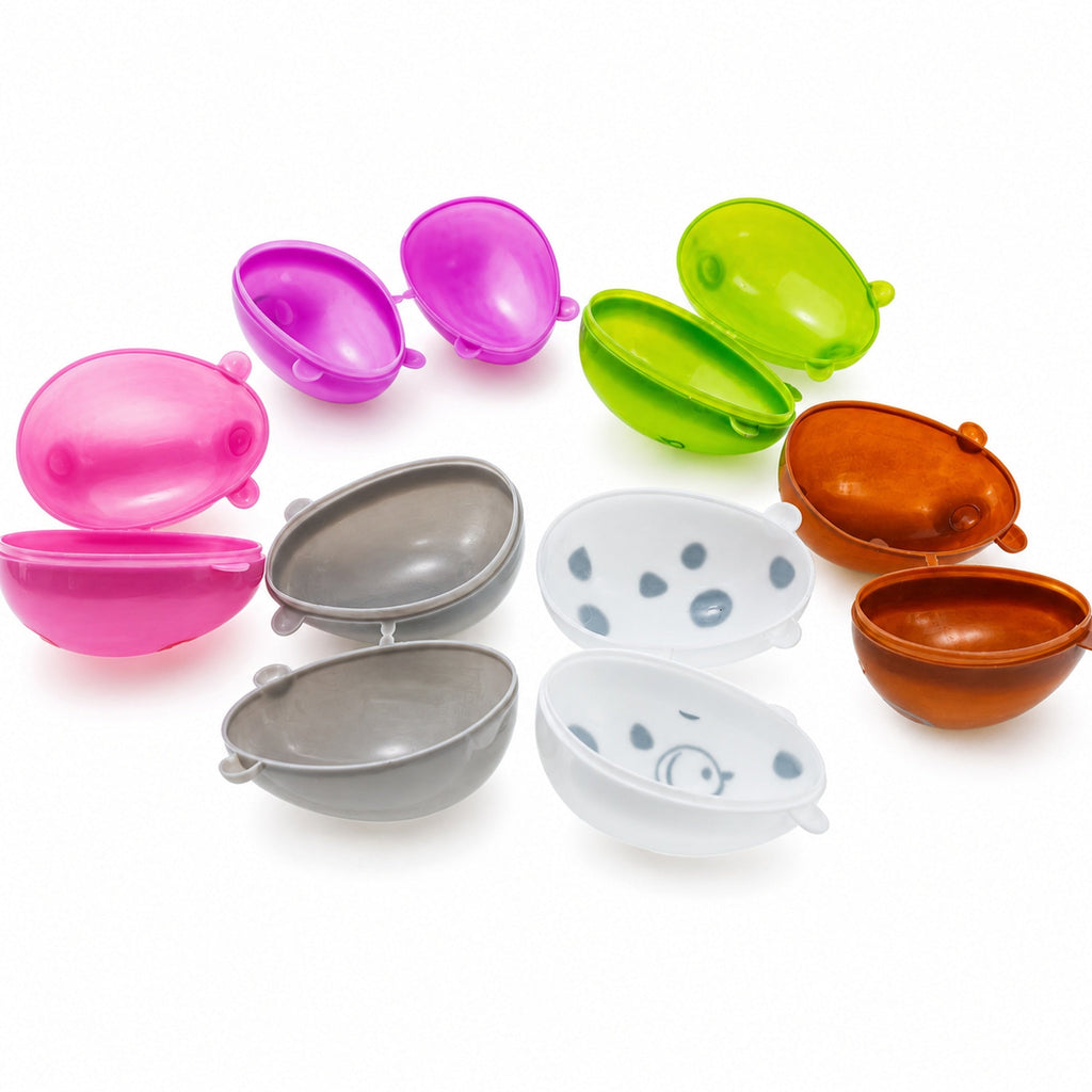Set of 12 Animal-Themed Plastic Easter Eggs 2.25 Inches Easter Eggs > Plastic La Vie Bien Set of 12 Animal-Themed Plastic Easter Eggs 2.25 Inches