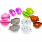 Set of 12 Animal-Themed Plastic Easter Eggs 2.25 Inches Easter Eggs > Plastic La Vie Bien Set of 12 Animal-Themed Plastic Easter Eggs 2.25 Inches