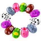 Set of 12 Animal-Themed Plastic Easter Eggs 2.25 Inches Easter Eggs > Plastic La Vie Bien Set of 12 Animal-Themed Plastic Easter Eggs 2.25 Inches
