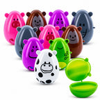Set of 12 Animal-Themed Plastic Easter Eggs 2.25 Inches Easter Eggs > Plastic La Vie Bien Set of 12 Animal-Themed Plastic Easter Eggs 2.25 Inches