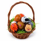 Set of 12 Animals Plastic Easter Eggs- Tiger, Zebra, Monkey Easter Eggs > Plastic > Patterned La Vie Bien Set of 12 Animals Plastic Easter Eggs- Tiger, Zebra, Monkey