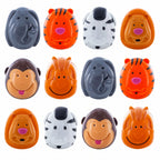Set of 12 Animals Plastic Easter Eggs- Tiger, Zebra, Monkey Easter Eggs > Plastic > Patterned La Vie Bien Set of 12 Animals Plastic Easter Eggs- Tiger, Zebra, Monkey