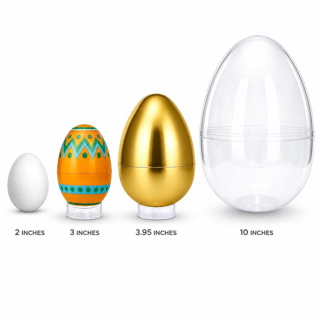 Set of 12 Large Geometric Plastic Easter Eggs 3 Inches Easter Eggs > Plastic > Patterned La Vie Bien Set of 12 Large Geometric Plastic Easter Eggs 3 Inches