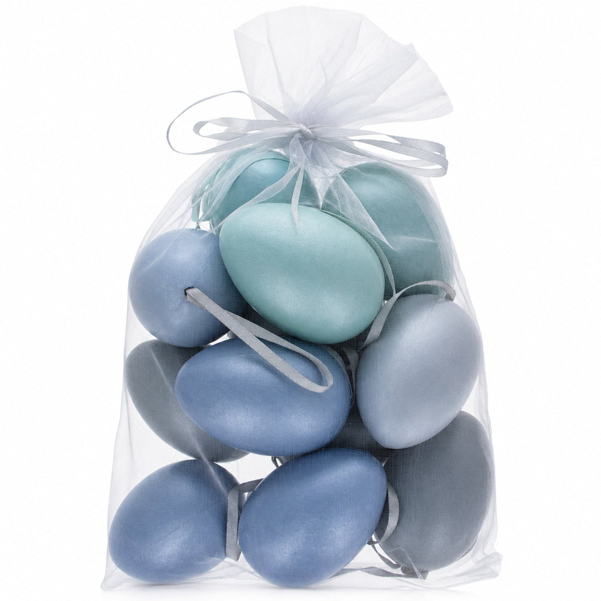 Set of 12 Pastel Blue Plastic Easter Egg Ornaments 2.35 Inches Easter Eggs > Ornaments La Vie Bien Set of 12 Pastel Blue Plastic Easter Egg Ornaments 2.35 Inches