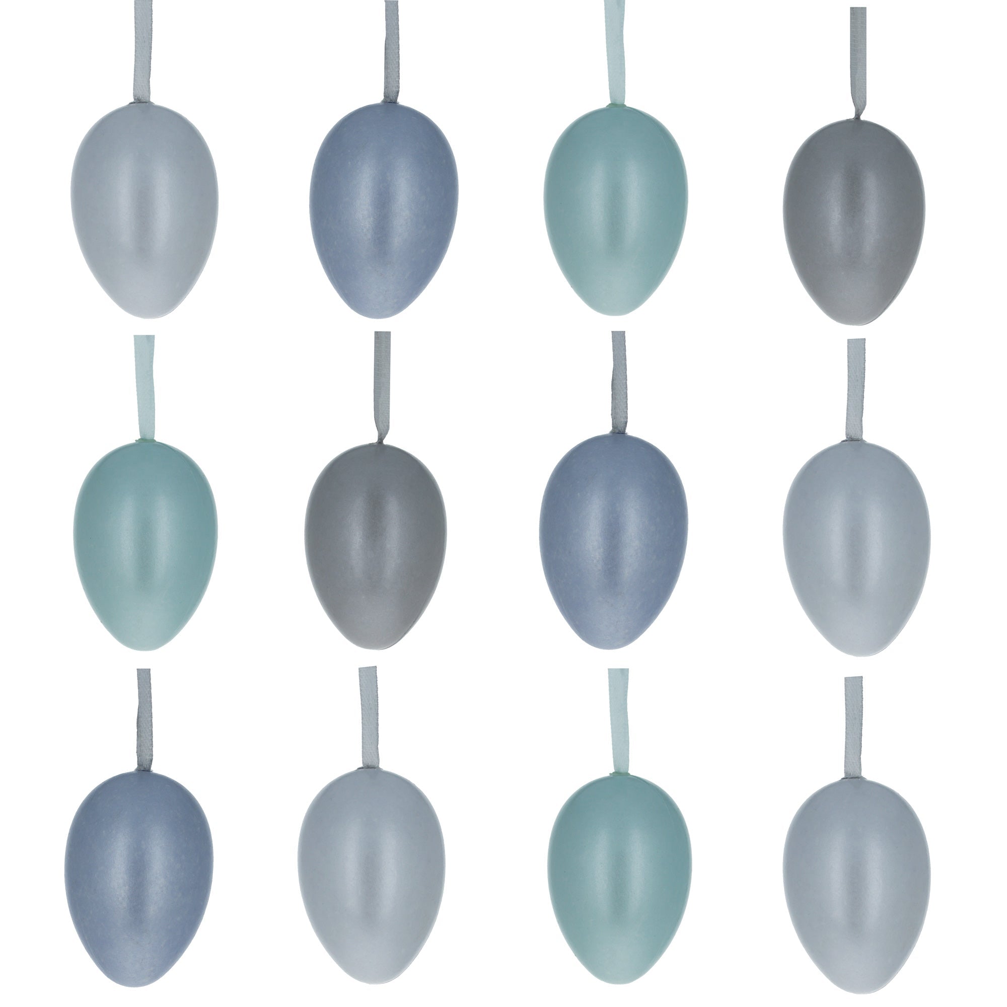 Set of 12 Pastel Blue Plastic Easter Egg Ornaments 2.35 Inches Easter Eggs > Ornaments La Vie Bien Set of 12 Pastel Blue Plastic Easter Egg Ornaments 2.35 Inches