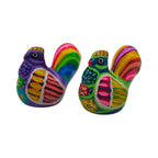 Set of 2 Chicken Salt and Pepper Shakers | Mexican Hand-Painted Guerrero Pottery Guerrero Salt Shakers La Vie Bien Set of 2 Chicken Salt and Pepper Shakers | Mexican Hand-Painted Guerrero Pottery