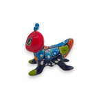 Set of 2 Colorful Talavera Crickets | Mexican Ceramic Art Talavera Figurine La Vie Bien Set of 2 Colorful Talavera Crickets | Mexican Ceramic Art