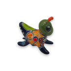 Set of 2 Colorful Talavera Crickets | Mexican Ceramic Art Talavera Figurine La Vie Bien Set of 2 Colorful Talavera Crickets | Mexican Ceramic Art