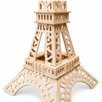 Set of 2 Eiffel Tower and House Model Kit Wooden 3D Puzzles Toys > 3D Puzzles La Vie Bien Set of 2 Eiffel Tower and House Model Kit Wooden 3D Puzzles