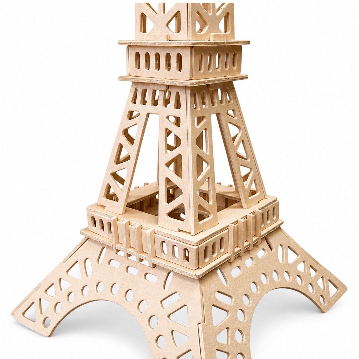 Set of 2 Eiffel Tower and House Model Kit Wooden 3D Puzzles Toys > 3D Puzzles La Vie Bien Set of 2 Eiffel Tower and House Model Kit Wooden 3D Puzzles