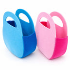Set of 2 Felt Easter Baskets Carry Totes - Egg Hunt Bags with Handles 7.5 Inches Tall Easter > Baskets La Vie Bien Set of 2 Felt Easter Baskets Carry Totes - Egg Hunt Bags with Handles 7.5 Inches Tall