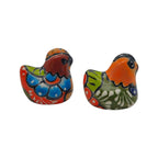 Set of 2 Hand-Painted Talavera Chicken Figurines | Mexican Ceramic Chickens Talavera Figurine La Vie Bien Set of 2 Hand-Painted Talavera Chicken Figurines | Mexican Ceramic Chickens