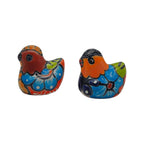 Set of 2 Hand-Painted Talavera Chicken Figurines | Mexican Ceramic Chickens Talavera Figurine La Vie Bien Set of 2 Hand-Painted Talavera Chicken Figurines | Mexican Ceramic Chickens