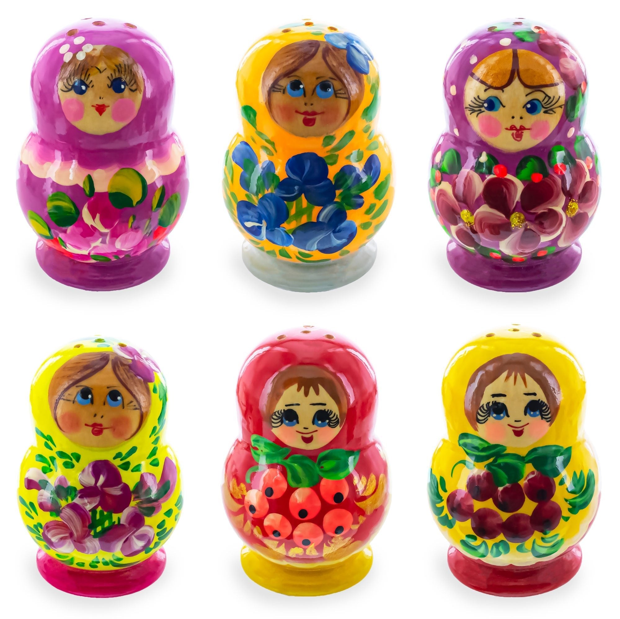 Set of 2 Salt and Pepper Shakers Nesting Dolls in Assortment (Colors May Vary) Nesting Dolls > Bottle Openers La Vie Bien Set of 2 Salt and Pepper Shakers Nesting Dolls in Assortment (Colors May Vary)