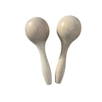 Set of 2 Wooden Maracas – Montessori Rhythm Instrument for Kids’ Music Learning by Music Frog Co
