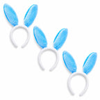 Set of 3 Blue Bunny Ear Headbands - Easter Costume Accessory 11.7 Inches Easter > Bunny Ears La Vie Bien Set of 3 Blue Bunny Ear Headbands - Easter Costume Accessory 11.7 Inches