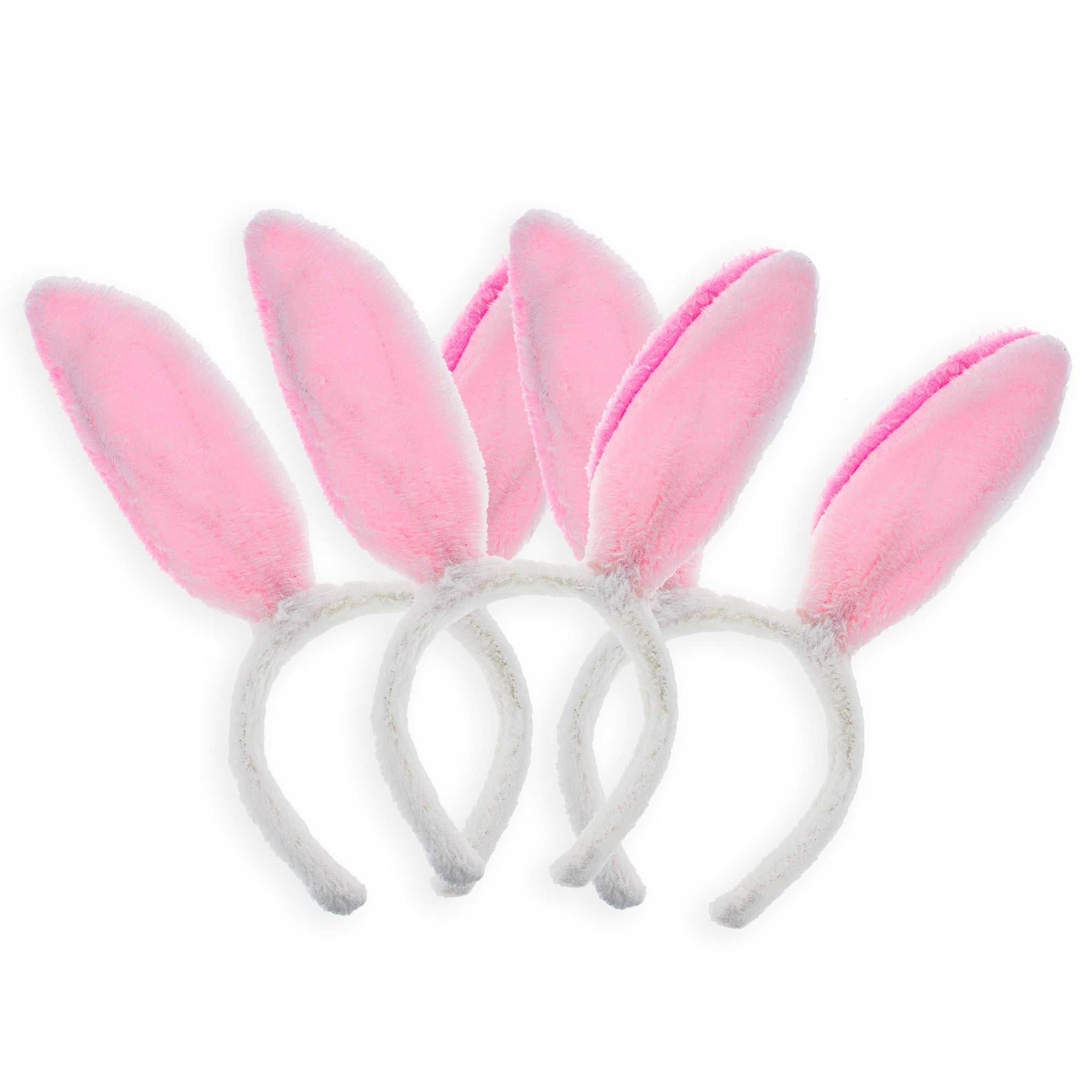 Set of 3 Costume Bunny Ear Headbands in Bright Pink, Each 11.7 Inches Easter > Bunny Ears La Vie Bien Set of 3 Costume Bunny Ear Headbands in Bright Pink, Each 11.7 Inches