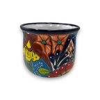 Set of 3 Talavera Flower Pots | Colorful Hand - Painted Mexican Planters Talavera Flower Pot La Vie Bien Set of 3 Talavera Flower Pots | Colorful Hand - Painted Mexican Planters